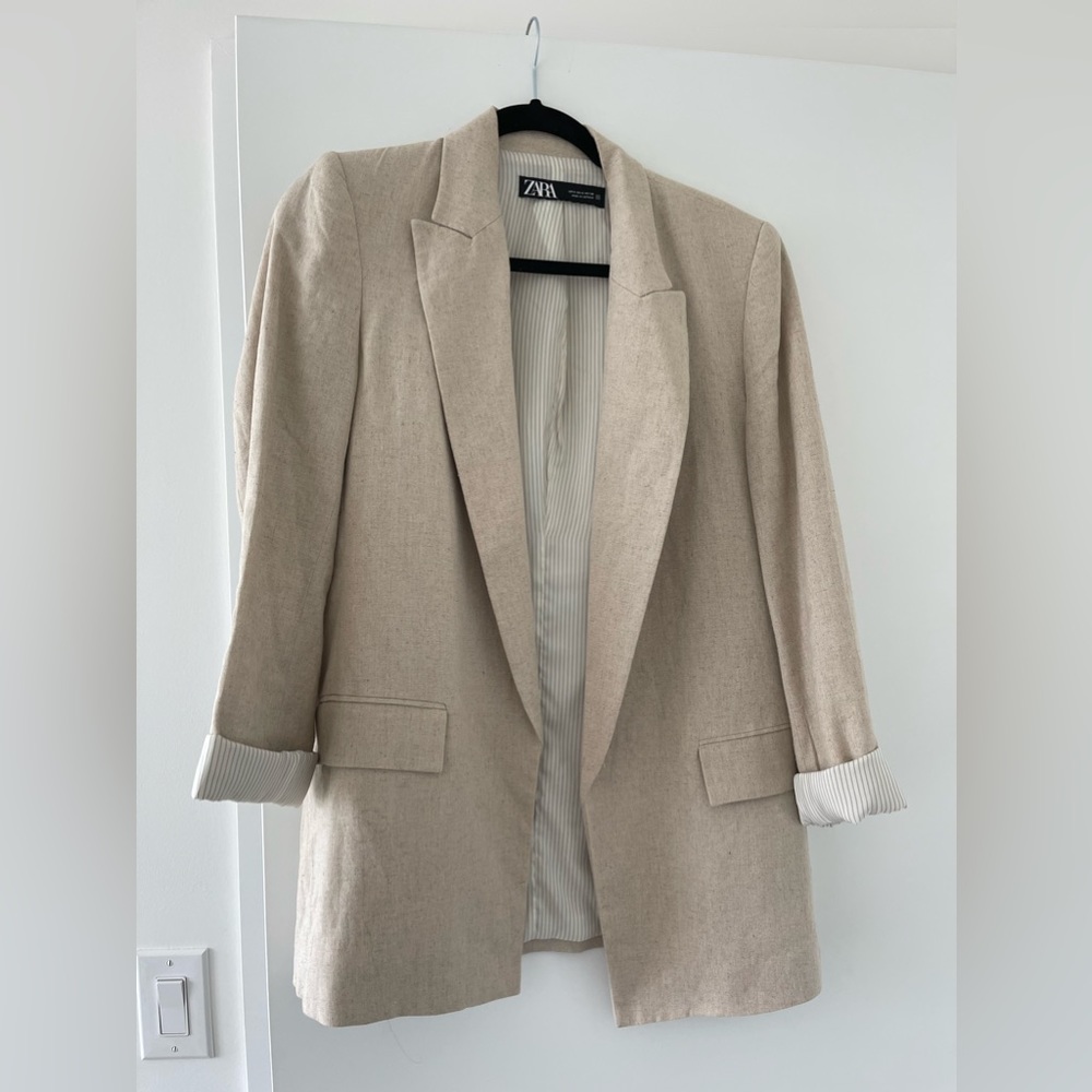 Zara Linen Blazer